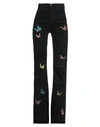 Amiri Woman Denim Pants Black Size 26 Cotton, Elastane In Black
