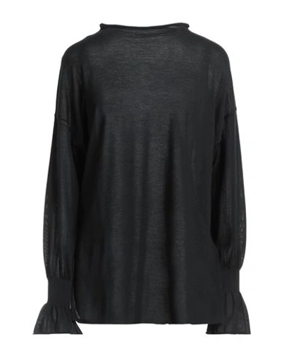 Wolford Woman Turtleneck Black Size L Cashmere In Black