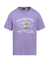 Self Made By Gianfranco Villegas Man T-shirt Light Purple Size Xxl Cotton