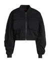 Diesel Utility Jacket In Nylon Twill In Black