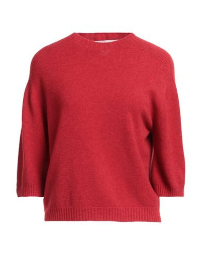 Caractere Caractère Woman Sweater Red Size 2 Viscose, Polyester, Polyamide