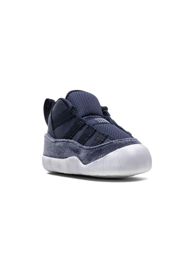 Jordan Babies' Air  11 Crib Sneakers In Blue