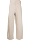 EMPORIO ARMANI SUSTAINABLE COLLECTION STRAIGHT-LEG TROUSERS