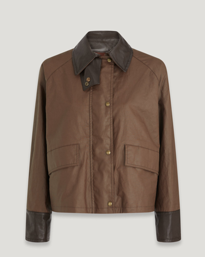 Belstaff Iris Jacket In Bronze Brown