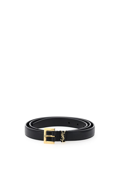 Saint Laurent Ysl Belt In Nero