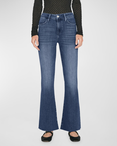 FRAME LE EASY FLARE RAW FRAY JEANS