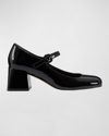 MARC FISHER LTD NESSILY PATENT MARY JANE PUMPS