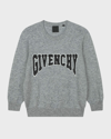 Givenchy Wool And Cashmere Sweater In A17-heather Grey