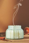 Capri Blue Pumpkin Clove Glass Jar Candle By  In Green Size M