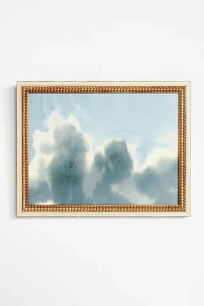 Artfully Walls Dark Clouds Wall Art In Blue