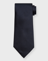Tom Ford Men's Jacquard Silk Tie In Ink Blue