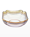 Mottahedeh Chinoise Blue Small Square Bowl