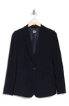 Dkny Single Button Blazer In Classic Navy