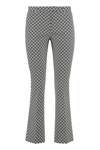 S Max Mara Belford Jacquard Cotton-blend Pants In Multicolor