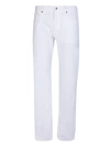 14 Bros White Straight-leg Jeans In White