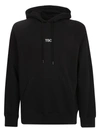 14 Bros Logo Embroidery Hoodie In Black