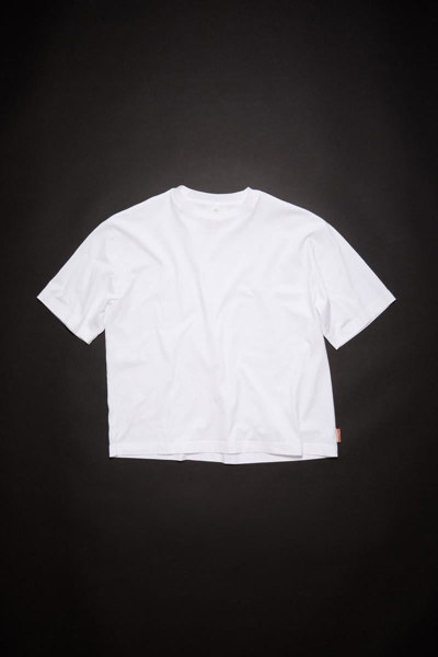 Acne Studios Tshirt In Optic White