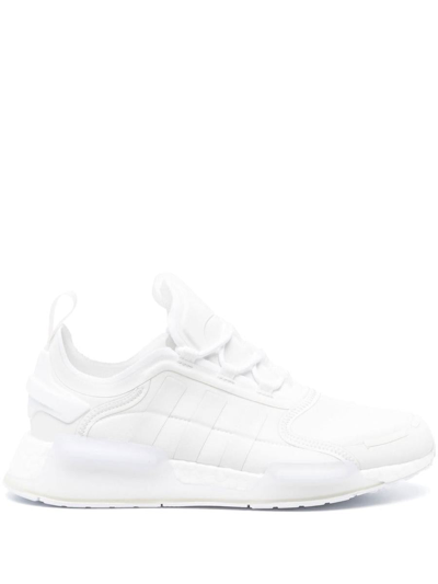 Adidas Originals Nmd_v3 Lace-up Sneakers In Ftwwht/ftwwht/ftwwht