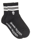 Alexander Mcqueen Socks With Logo In Black