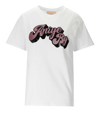 ANIYE BY ANIYE BY  MEDA WHITE GLITTER T-SHIRT