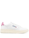 Autry Medalist Sneakers In Suede In Bianco E Beige