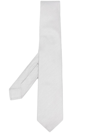 Barba Napoli Pointed-tip Silk Tie In Black