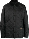 Barbour Liddesdale Quilted Jacket In Black