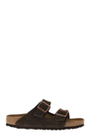 Birkenstock Arizona Soft Slide Sandal In Coffee