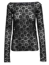 Rotate Birger Christensen Lace Top In Black