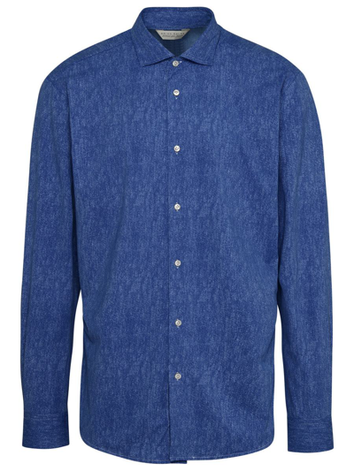 Brian Dales Blue Polyamide Blend Shirt