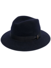 Borsalino Soft Brim Fedora Hat In Blue