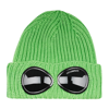 C.p. Company Extrafine Merino Wool Goggle Beanie In Green