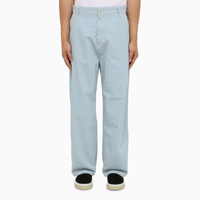 Carhartt Wip Striped Terrell Sk Pant In 1d5.fh.32 Piscine Faded