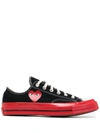 Comme Des Garçons Chuck 70 Low-top Sneakers In Black