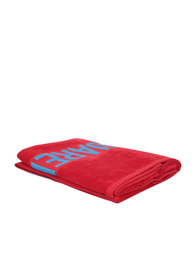 Dsquared2 Red/ Blue Technicolor Beach Towel