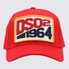 DSQUARED2 DSQUARED2 RED COTTON BASEBALL CAP