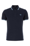 Fred Perry Reissues Original Twin Tipped Polo Navy Ice Ice In Blue