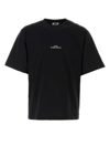 Gcds Minimalist Crew Neck T-shirt In Black