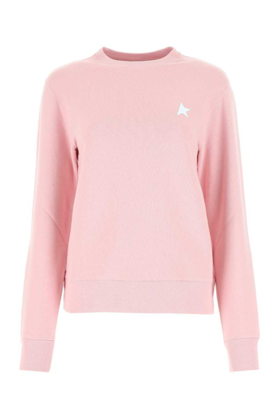 Golden Goose Deluxe Brand Star Printed Crewneck Sweatshirt In Pink