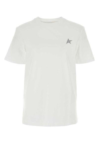 Golden Goose White Star Collection T恤 In White