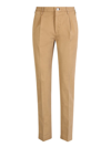 Incotex Cotton Pants In Beige