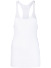 Isabel Marant Tenesy Racerback Cotton Top In 20wh White