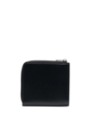 JIL SANDER JIL SANDER MAN'S BLACK LEATHER WALLET