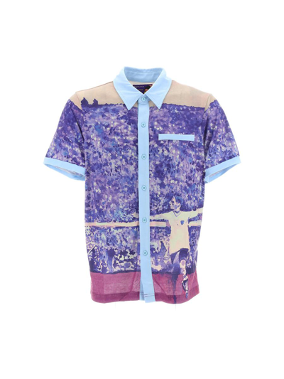 Kidsuper Graphic-print Short-sleeved Shirt In Multicolor