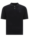 Stussy Knitted Polo Shirt In Black
