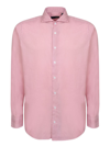 Lardini Pink Cotton Shirt In Pink