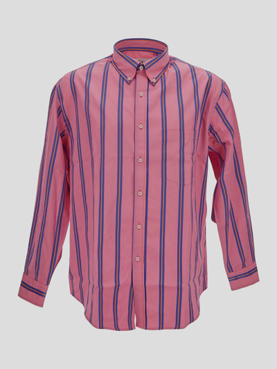 Lc23 Multicolor Striped Shirt In Pink