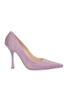 Leonie Hanne Rhinestone Decollete In Purple