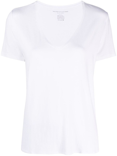 Majestic T-shirt  Filatures Woman Color White In White