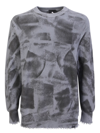 Mauna Kea Distressed Effect Sweater In Grey